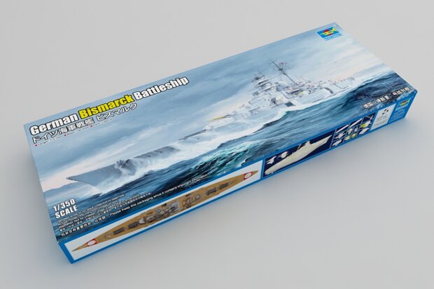 TRUMPETER 05358 GERMAN BISMARCK BATTLESHIP 1/350