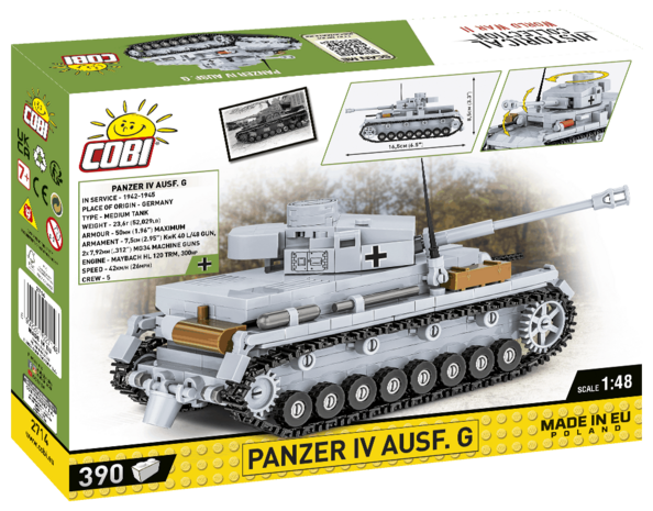 COBI 2714 PANZER IV AUSF. G 1/48