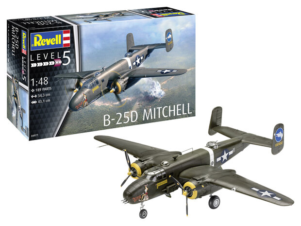 REVELL 04977 B-25D MITCHELL 1/48