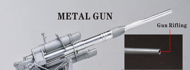 BORDER BT-013 GERMAN 88MM GUN FLAK36 (MET 6 ANTI-ARTILLERY BEMANNING) 1/35
