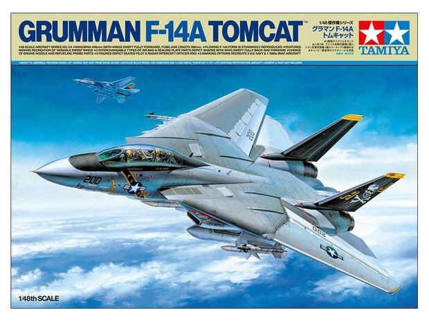 TAMIYA 61114 GRUMMAN F-14A TOMCAT 1/48