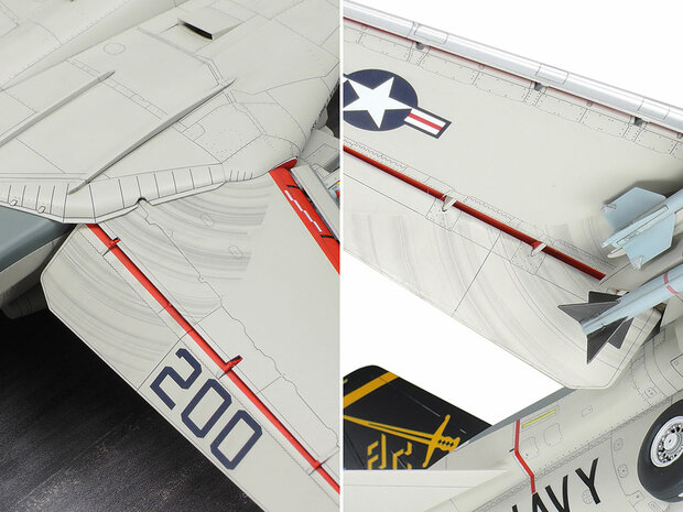 TAMIYA 61122 GRUMMAN F-14A TOMCAT CARRIER LAUNCH SET 1/48