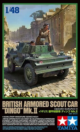 TAMIYA 32581 BRITISH ARMORED SCOUT CAR “DINGO” MK.2 1/48