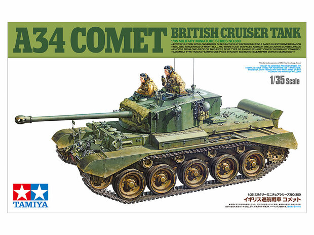 TAMIYA 35380 A 34 COMET BRITISH CRUISER TANK 1/35
