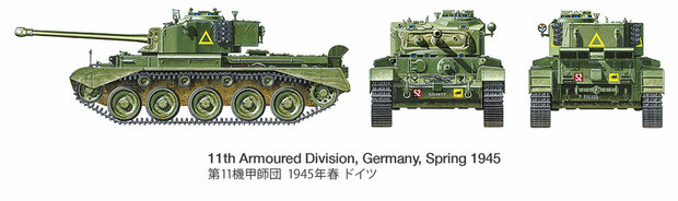 TAMIYA 35380 A 34 COMET BRITISH CRUISER TANK 1/35