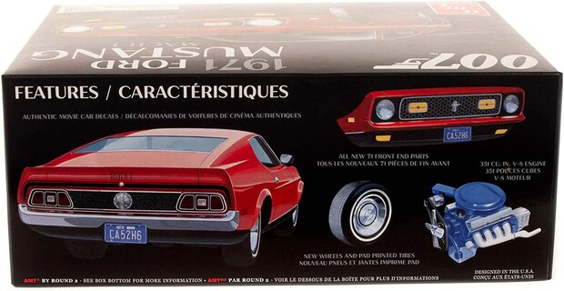 AMT AMT1187M/12 1971 FORD MUSTANG MACH I “JAMES BOND” 1/25
