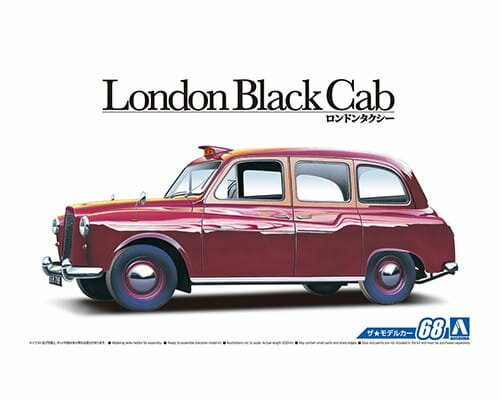 AOSHIMA 68 LONDON BLACK CAB 1/24