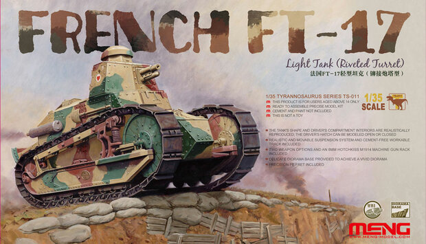MENG TS-011 FRENCH FT-17 1/35