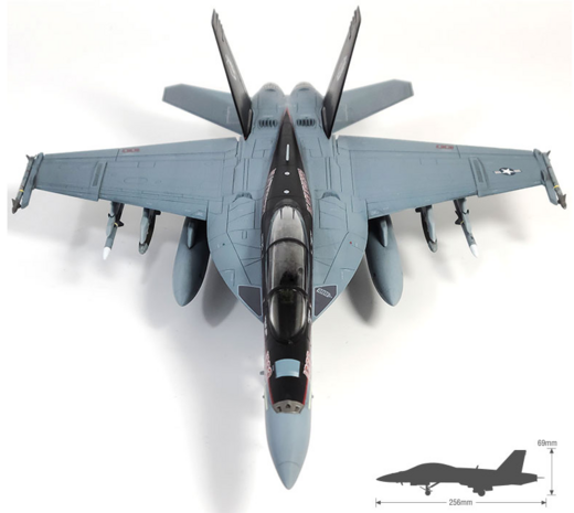 ACADEMY HOBBY MODEL KITS 12577 USN F/A-18F “VFA-154 BLACK KNIGHTS” 1/72