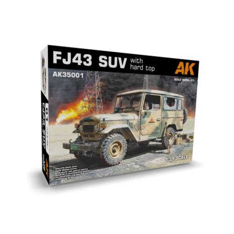 AK AK35001 FJ43 SUV WITH HARD TOP 1/35