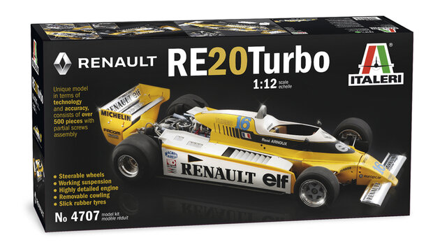 ITALERI 4707 RENAULT RE20TURBO 1/12