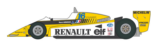 ITALERI 4707 RENAULT RE20TURBO 1/12