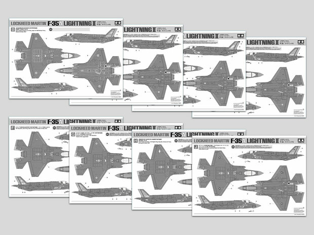 TAMIYA 61124 LOCKHEED MARTIN F34-A LIGHTNING II 1/48 (MET NEDERLANDSE DECALS)