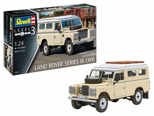REVELL 07056 LAND ROVER SERIES 3 LWB COMMERCIAL 1/24