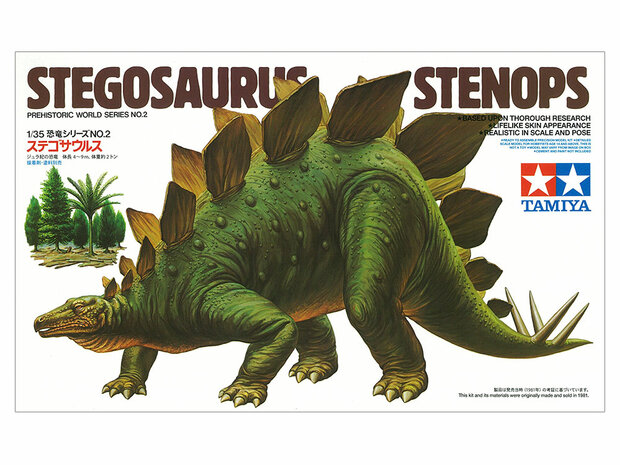 TAMIYA 60202 STEGOSAURUS STENOPS 1/35