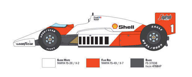 ITALERI 4711 MCLAREN MP42C 1/12