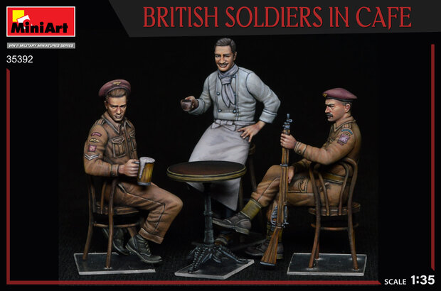 MINIART 35392 BRITISH SOLDIERS IN CAFE 1/35