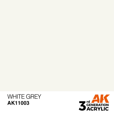 AK-11003 WHITE GREY 17 ML