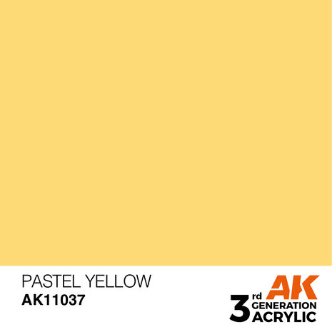 AK-11037 PASTEL YELLOW 17 ML