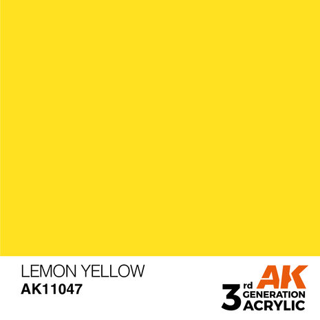 AK-11047 LEMON YELLOW 17 ML