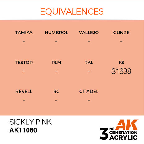 AK-11060 SICKLY PINK 17 ML