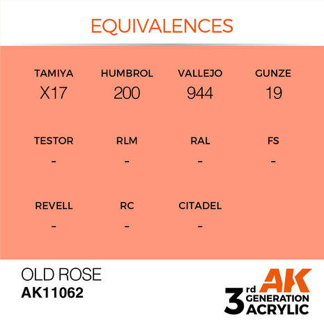 AK-11062 OLD ROSE 17 ML