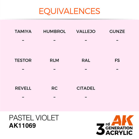 AK-11069 PASTEL VIOLET 17 ML