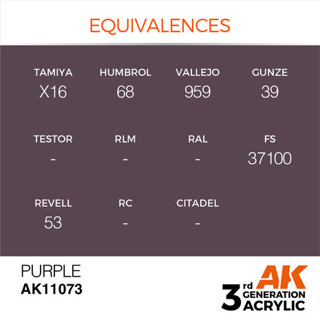 AK-11073 PURPLE 17 ML