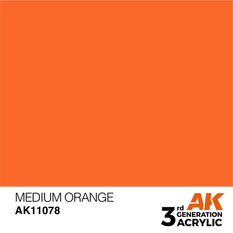 AK-11078 MEDIUM ORANGE 17 ML