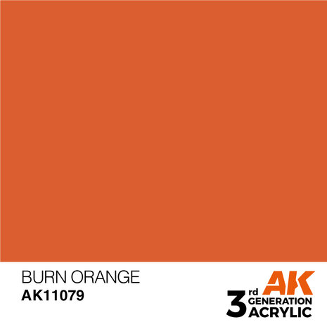 AK-11079 BURN ORANGE 17 ML