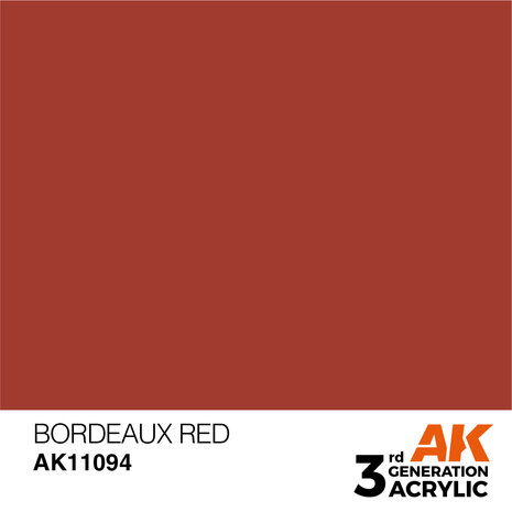 AK-11094 BORDEAUX RED 17 ML