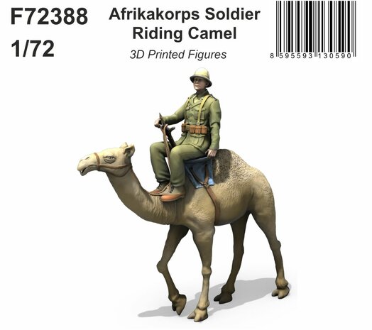 SPECIAL HOBBY F72388 AFRIKAKORPS SOLDIER RIDING CAMEL 1/72