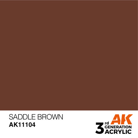 AK-11104 SADDLE BROWN 17 ML