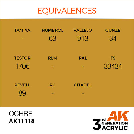 AK-11118 OCHRE 17 ML 