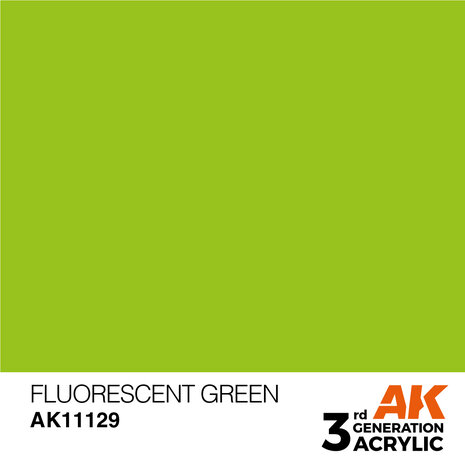 AK-11129 FLUORESCENT GREEN 17 ML