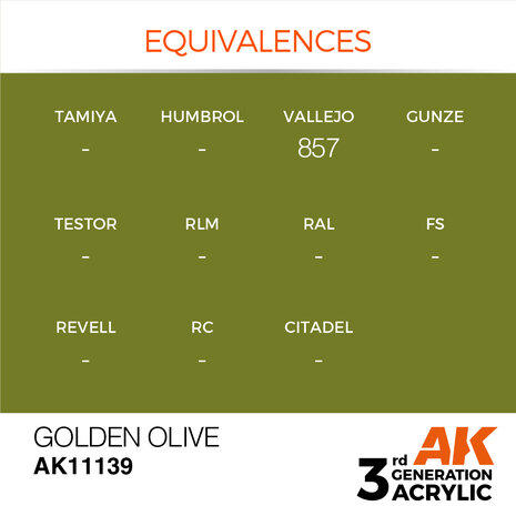 AK-11139 GOLDEN OLIVE 17 ML