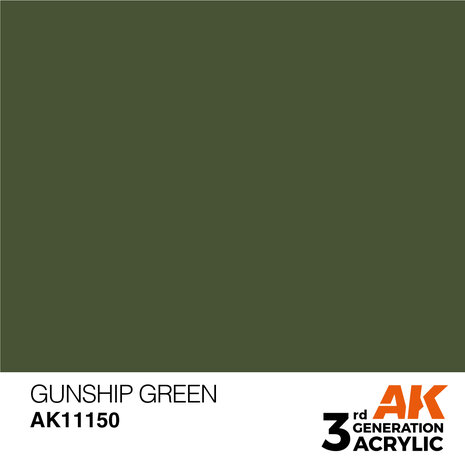 AK-11150 GUNSHIP GREEN 17 ML