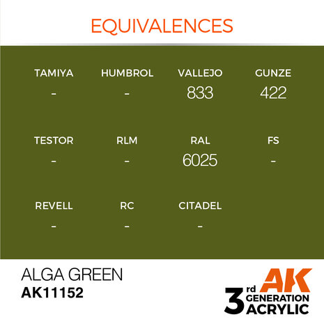 AK-11152 ALGA GREEN 17 ML