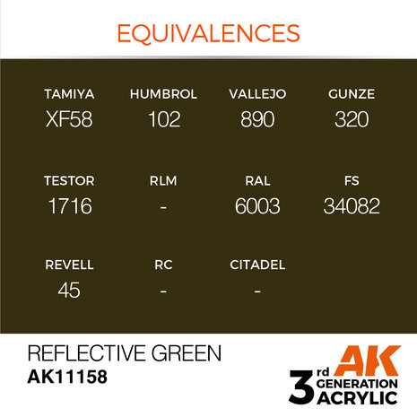 AK-11158 REFLECTIVE GREEN 17 ML