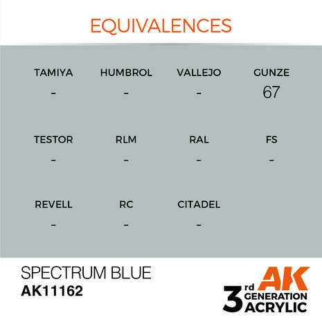 AK-11162 SPECTRUM BLUE 17 ML