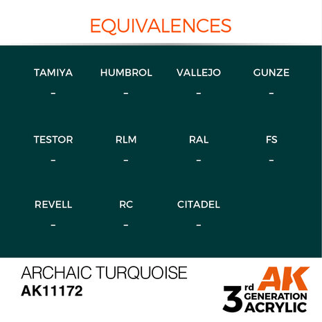 AK-11172 ARCHAIC TURQUOISE 17 ML