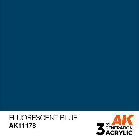 AK-11178 FLUORESCENT BLUE 17 ML