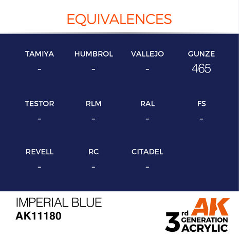 AK-11180 IMPERIAL BLUE 17 ML