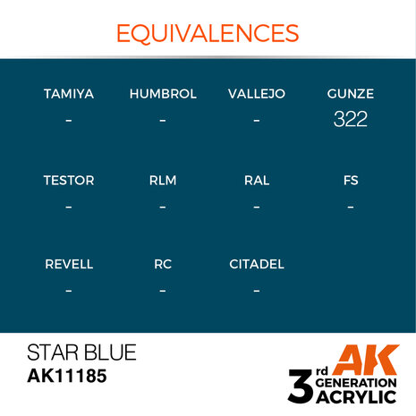 AK-11185 STAR BLUE 17 ML