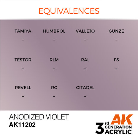 AK-11202 ANODIZED VIOLET METALLIC 17 ML