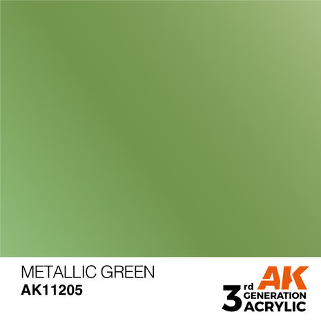 AK-11205 METALLIC GREEN 17 ML