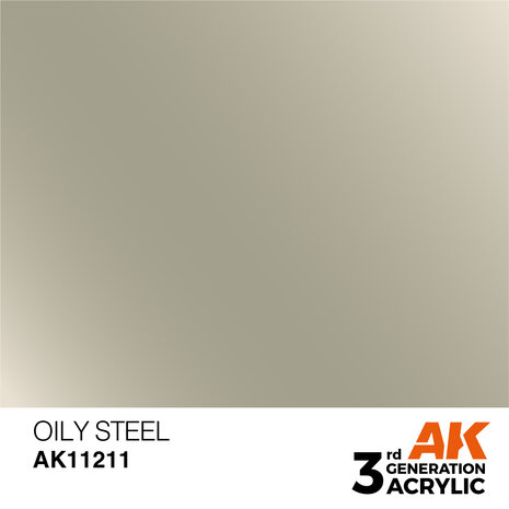 AK-11211 OILY STEEL METALLIC 17 ML