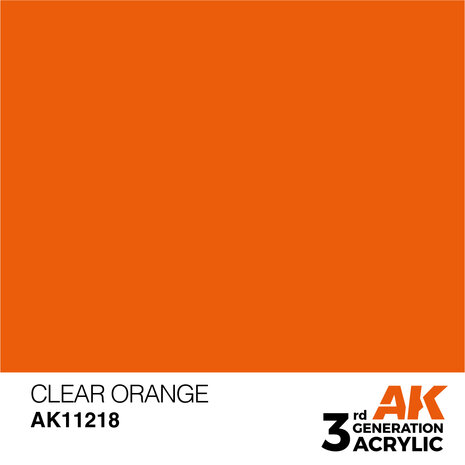 AK-11218 CLEAR ORANGE 17 ML