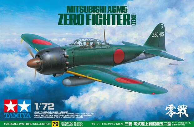 TAMIYA 60779 MITSUBISHI A6M5 ZERO FIGHTER ZEKE 1/72
