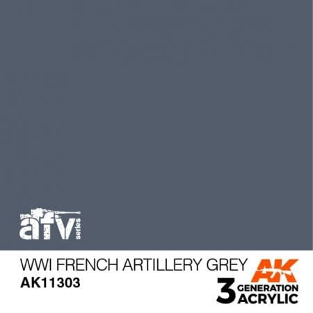 AK-11303 WWI FRENCH ARTILLERY GREY 17 ML